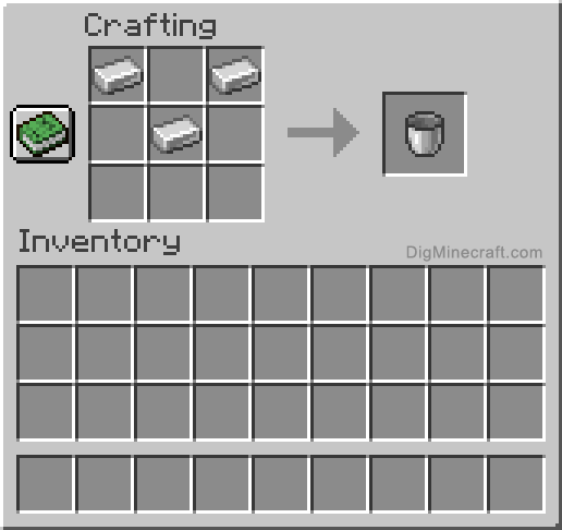 How To Make A Bucket In Minecraft
