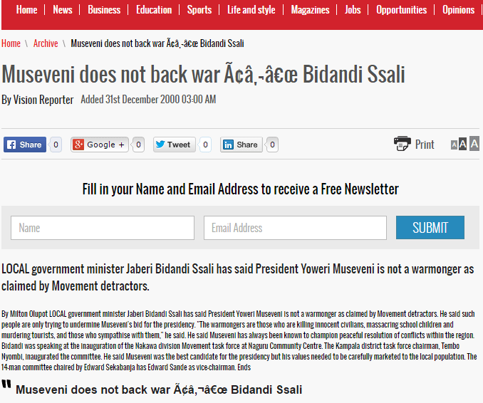 Archiving Uganda's history How well have Ugandan newspapers