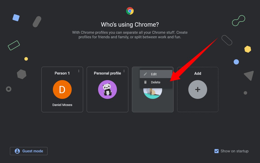 Chrome Profile Create Different profiles in Google Chrome browser