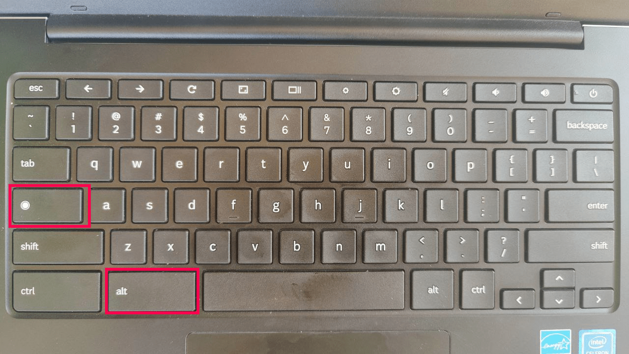 How to get CAPITAL LETTERS on chromebook Dignited