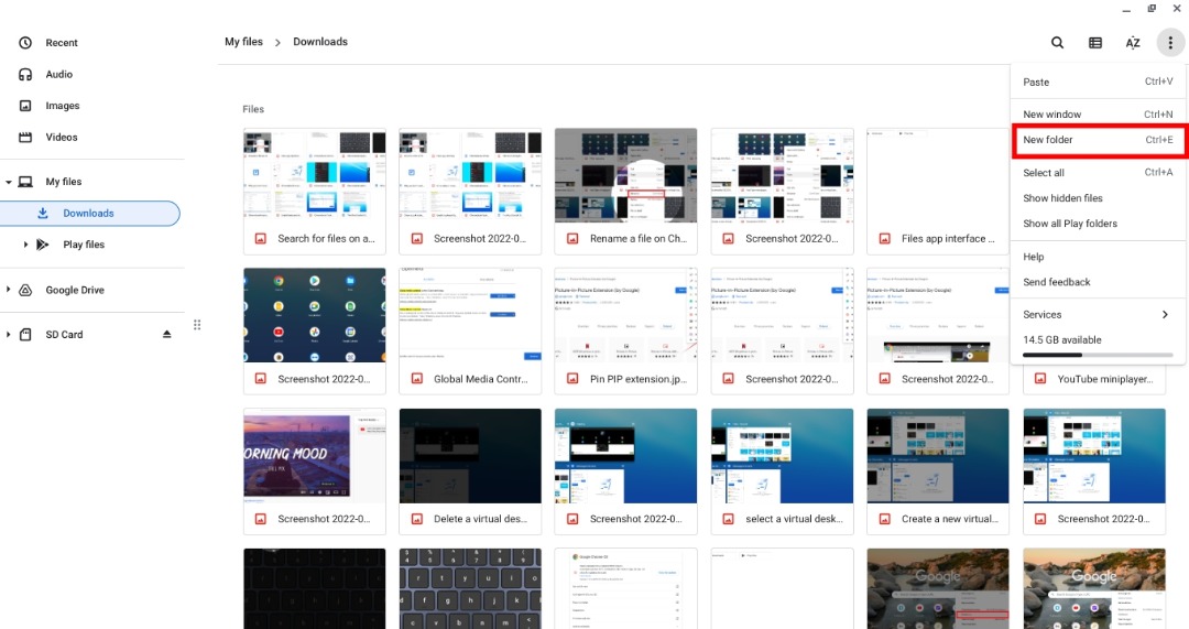 How to Use the Files App on a Chromebook Dignited
