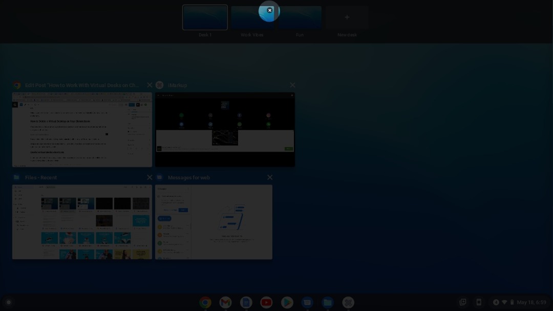 How to Work With Virtual Desks on Chromebook Dignited