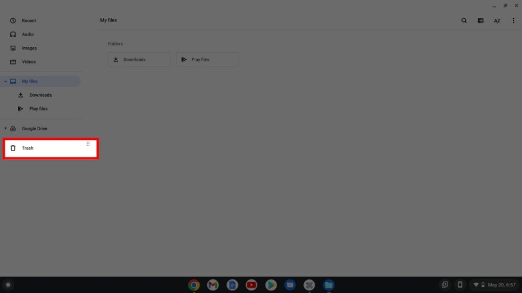 How to Enable the Recycle Bin in a Chromebook Dignited