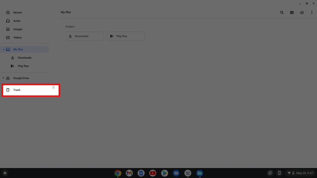 How to Enable the Recycle Bin in a Chromebook Dignited