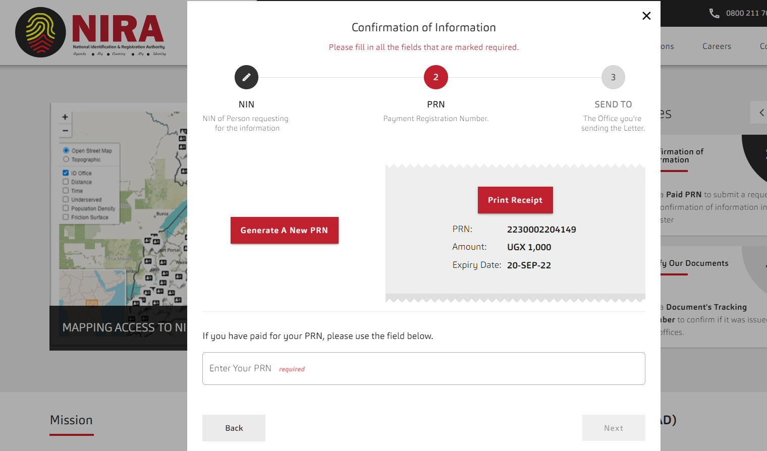 How to Pay For NIRA’s Letter for SIM Card Replacement