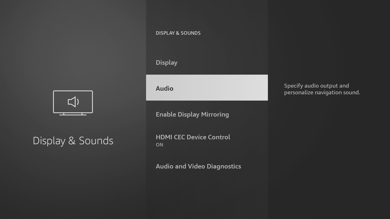 Turn off clicking navigation sounds on Amazon Fire TV Dignited