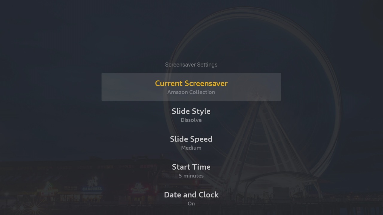 How to change the screensaver of Firestick Dignited
