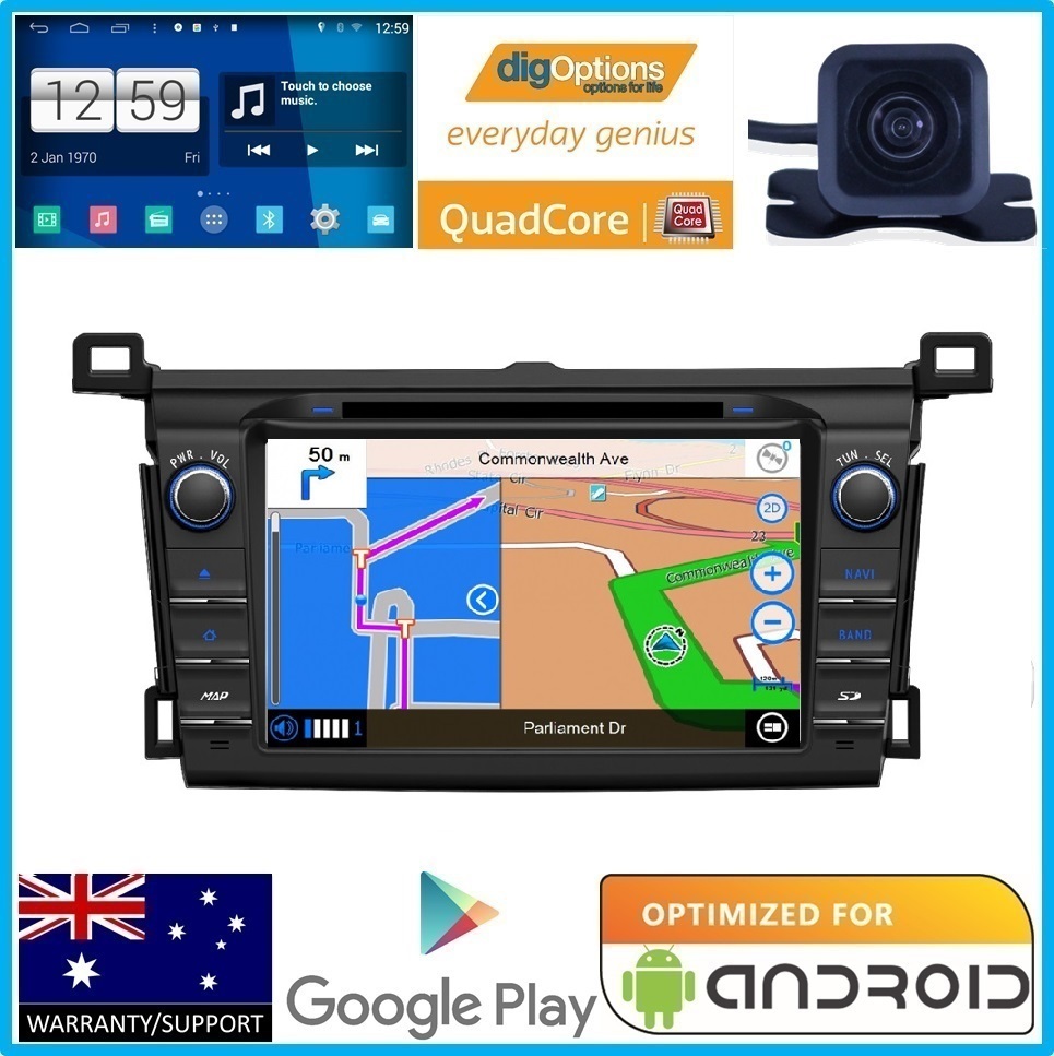 Android Onwards GPS Bluetooth Car Player Navigation Radio Stereo DVD