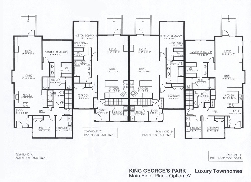 14 Luxury Townhouse Floor Plans Ideas You Should Consider