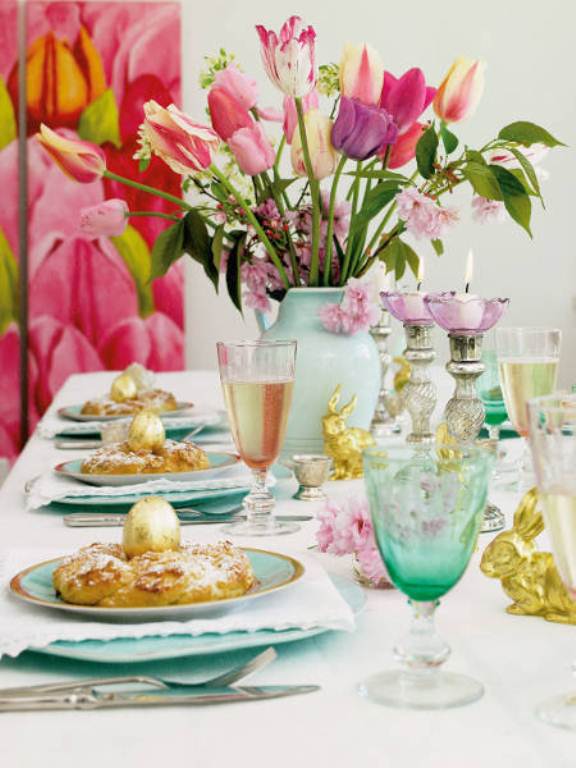40 Easter Table Décor Ideas To Make This Family Holiday