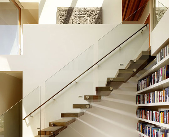 10 The Most Cool Glass Staircase Designs Digsdigs
