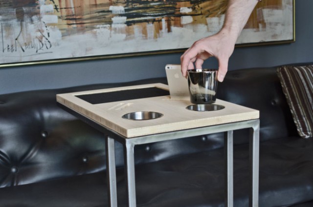 Your Sofa’s Best Friend Caddy Table DigsDigs