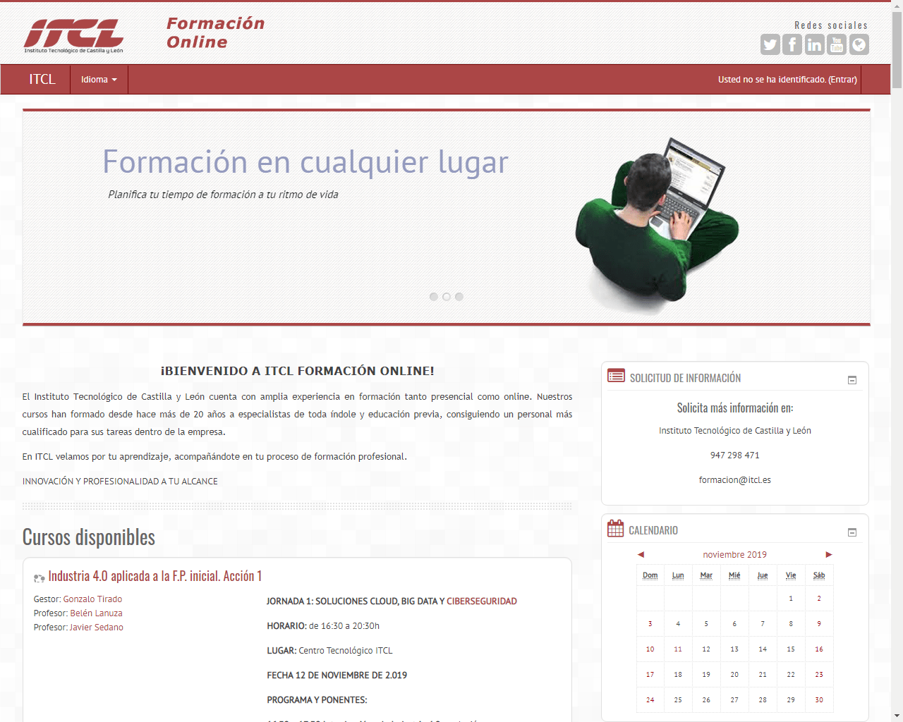 Acceso a plataforma de contenidos formativos - exclusivo para alumnos