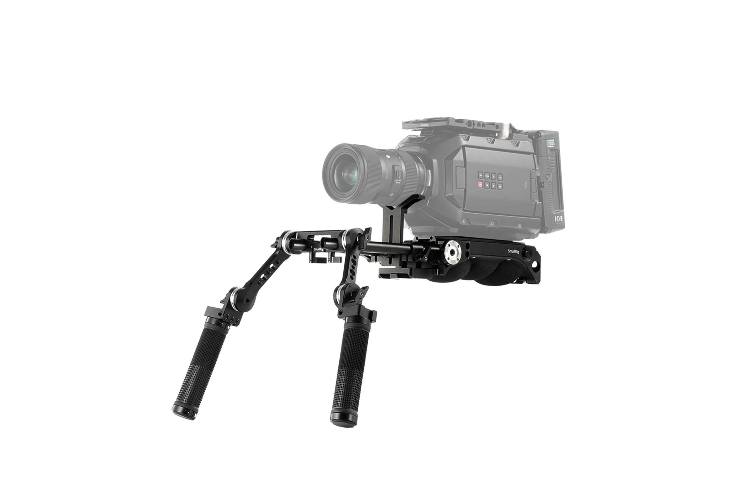 SMALLRIG Shoulder Mount Rig With Rosette Dual Grip For DSLR Cameras