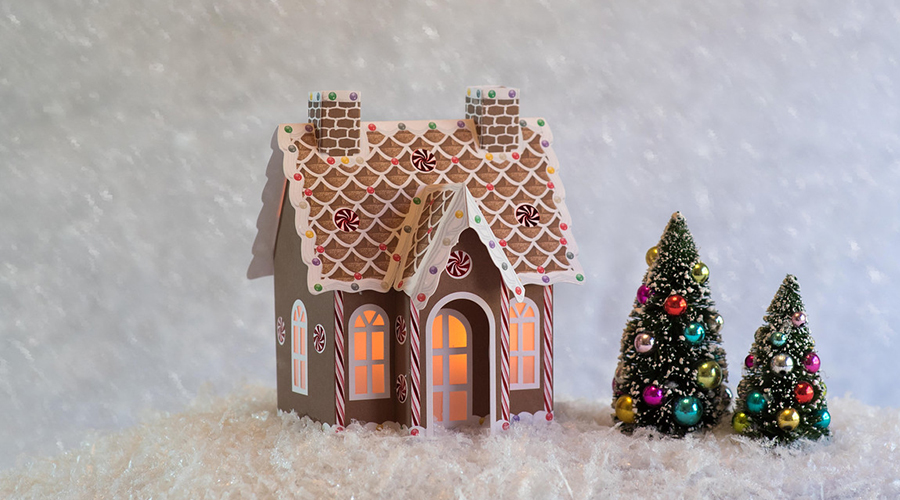 Christmas Village Gingerbread House