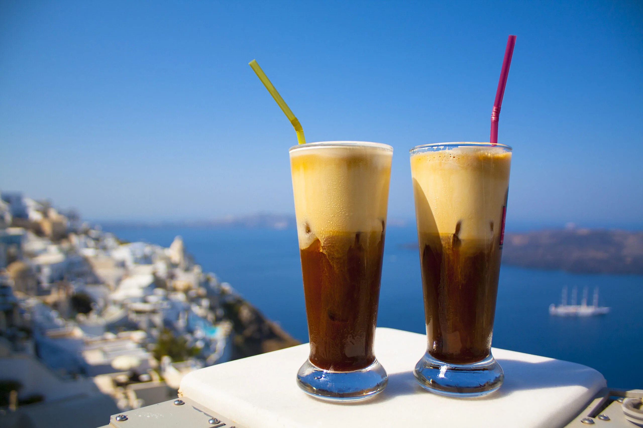Dalgona Whipped Coffee vs The Greek Frappe Dimitras Dishes