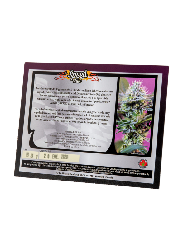 +Speed Auto Buy Sweet Seeds cannabis seeds