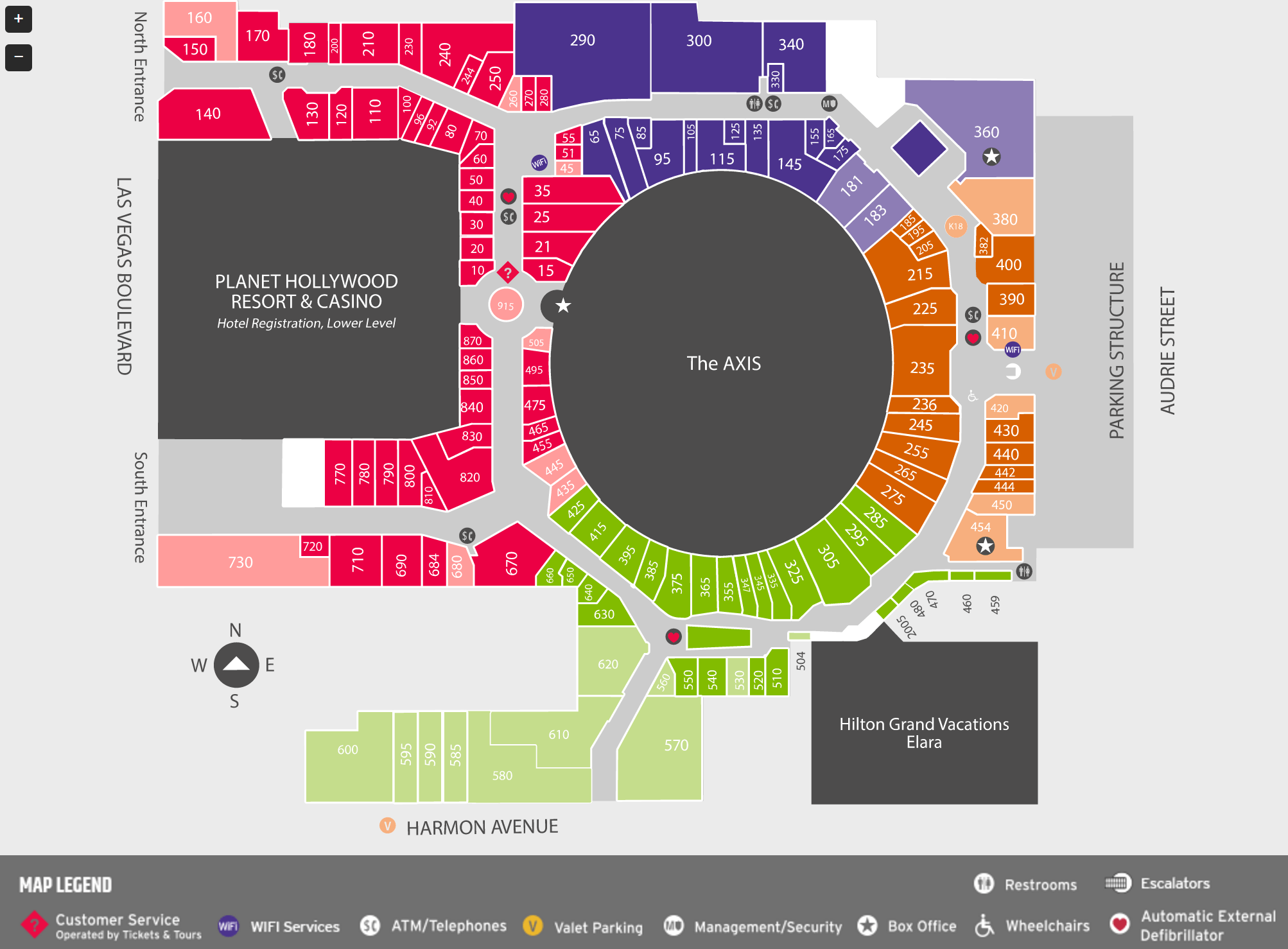 Time Zone Map Las Vegas Miracle Mile Shops Las Vegas Map Time Zones Map