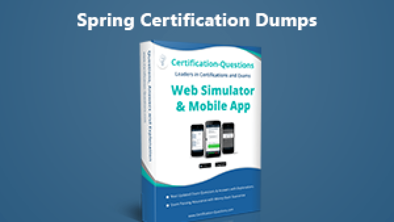 Spring Certification Without Pivotal Training Course