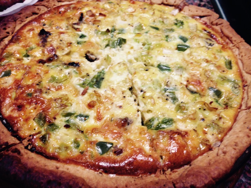 Spicy Sausage Egg and Cheese Pie Dining With Mimi