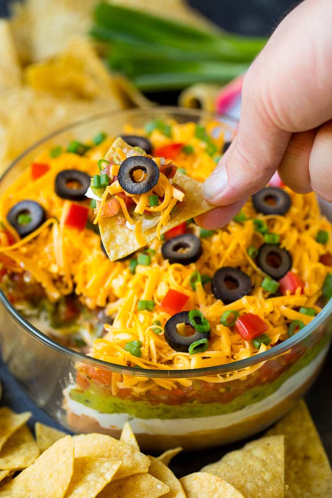 7 Layer Dip Recipe Dinner at the Zoo