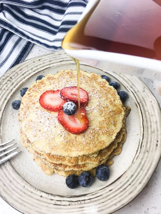 Yummy Eggs and Cream Cheese Pancakes