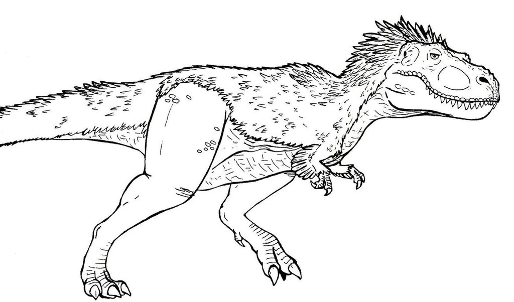 Realistic Dinosaur Bones Coloring Pages