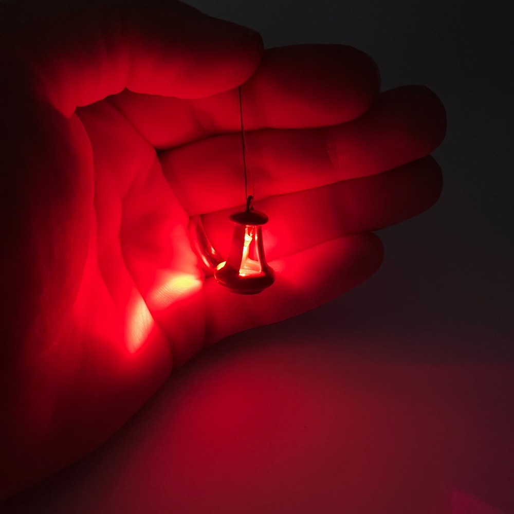 Palestinian Lantern for cribs and dioramas with micro led