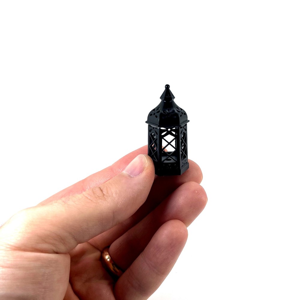 Palestinian Lantern for cribs and dioramas with micro led