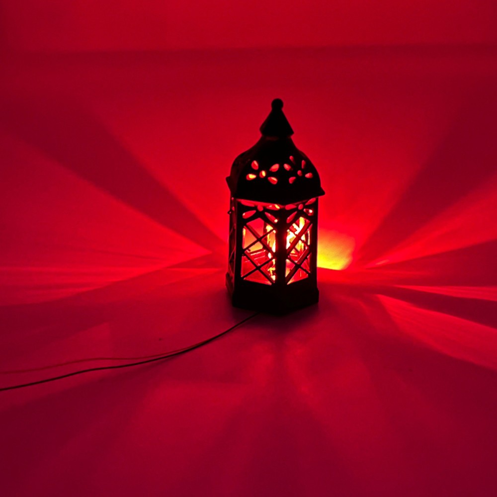 Palestinian Lantern for cribs and dioramas with micro led