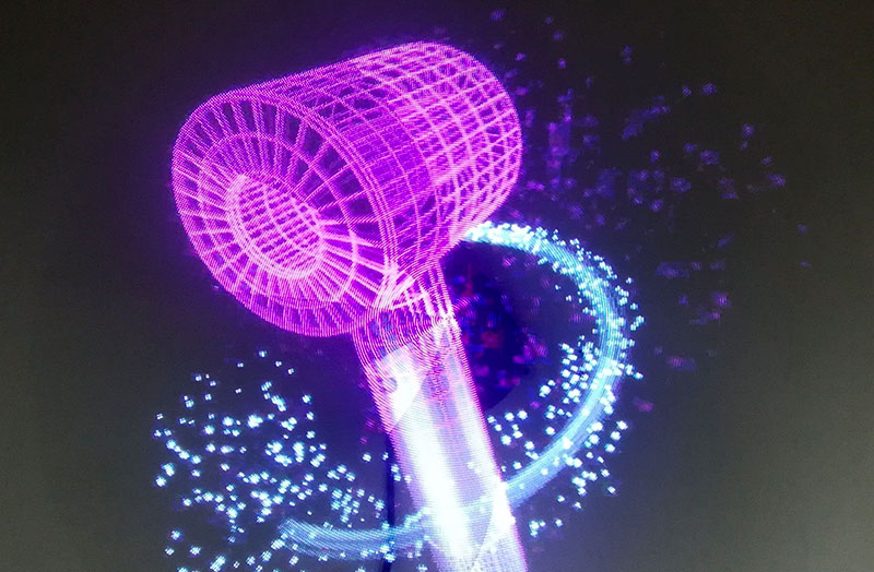 3D Hologram LED Catania DIP LED Visual Comunication