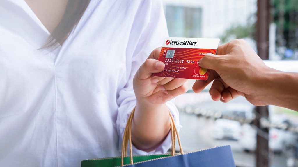 Use UniCredit Bank’s Mastercard credit card for payments in