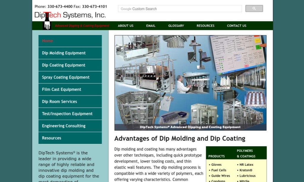DipTech Systems, Inc. Dip Molded Plastics