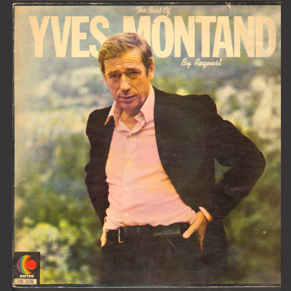 YVES MONTAND the best of TÜRK BASKI LP NAZIM HİKMET DİPSAHAF PLAK