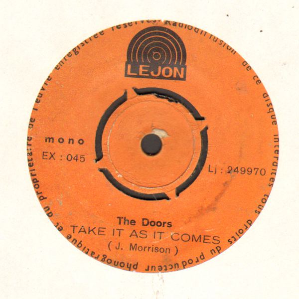 THE DOORS spanish caravan LÜBNAN BASKI 45 LİK DİPSAHAF PLAK