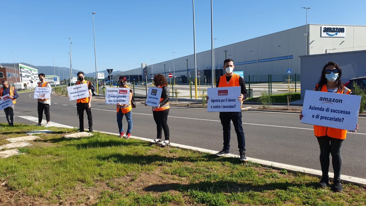 Non Siamo Usa E Getta': Gli Ex Lavoratori Somministrati Di Amazon Colleferro In Protesta - Dire.it 675_x_1200_jpg