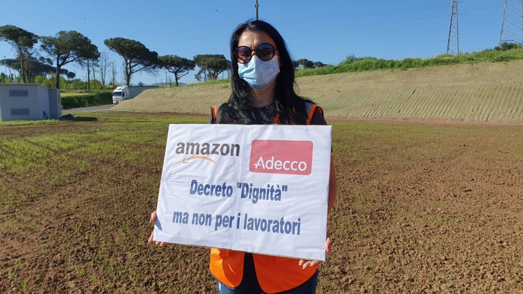Non Siamo Usa E Getta': Gli Ex Lavoratori Somministrati Di Amazon Colleferro In Protesta - Dire.it 576_x_1024_jpg