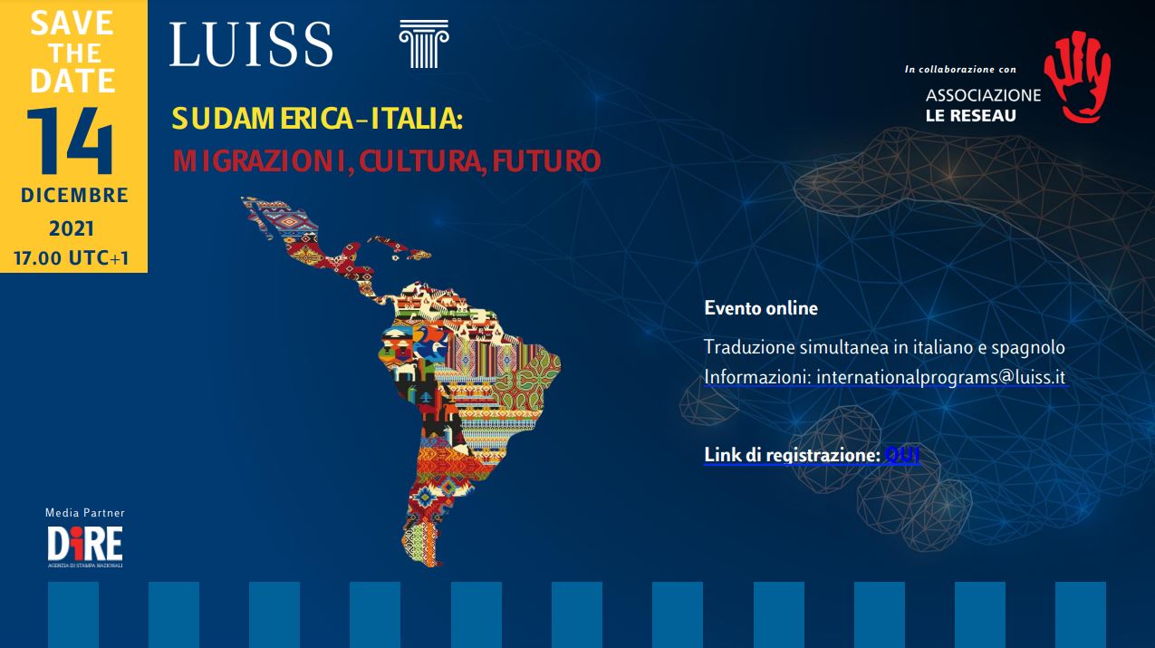 Italia-Sudamerica, Al Webinar Della Luiss Visioni Sul Futuro - Dire.it 715_x_1275_jpg