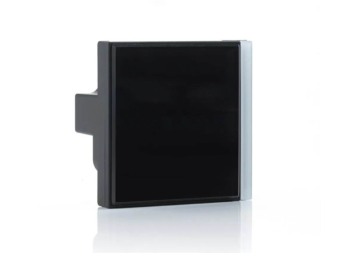 KNX SWITCH 4 CH + THERMOSTAT BLACK | Direct Control