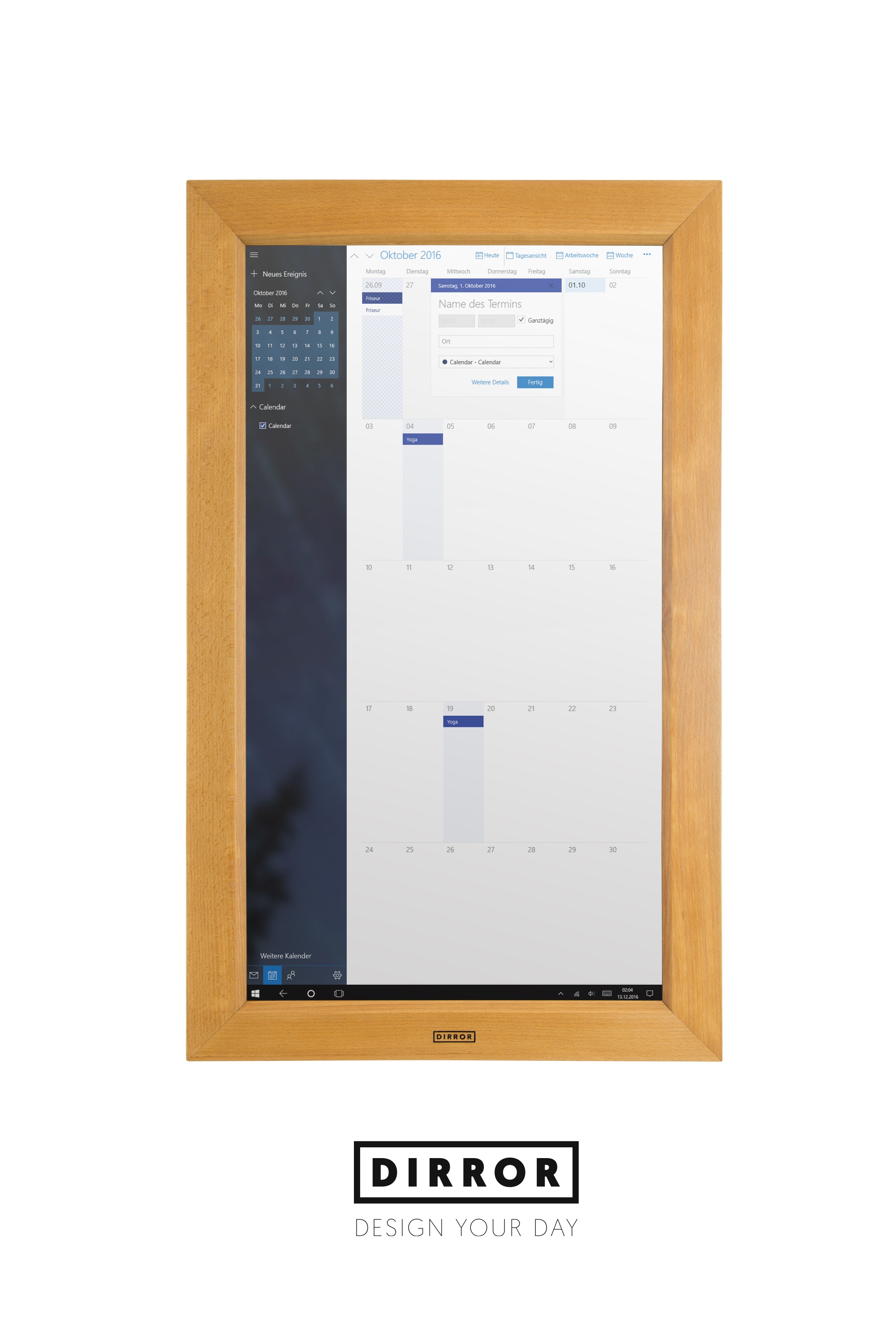 DIRROR | Der Magic Mirror mit Wifi & Touchscreen | Design Your Day.