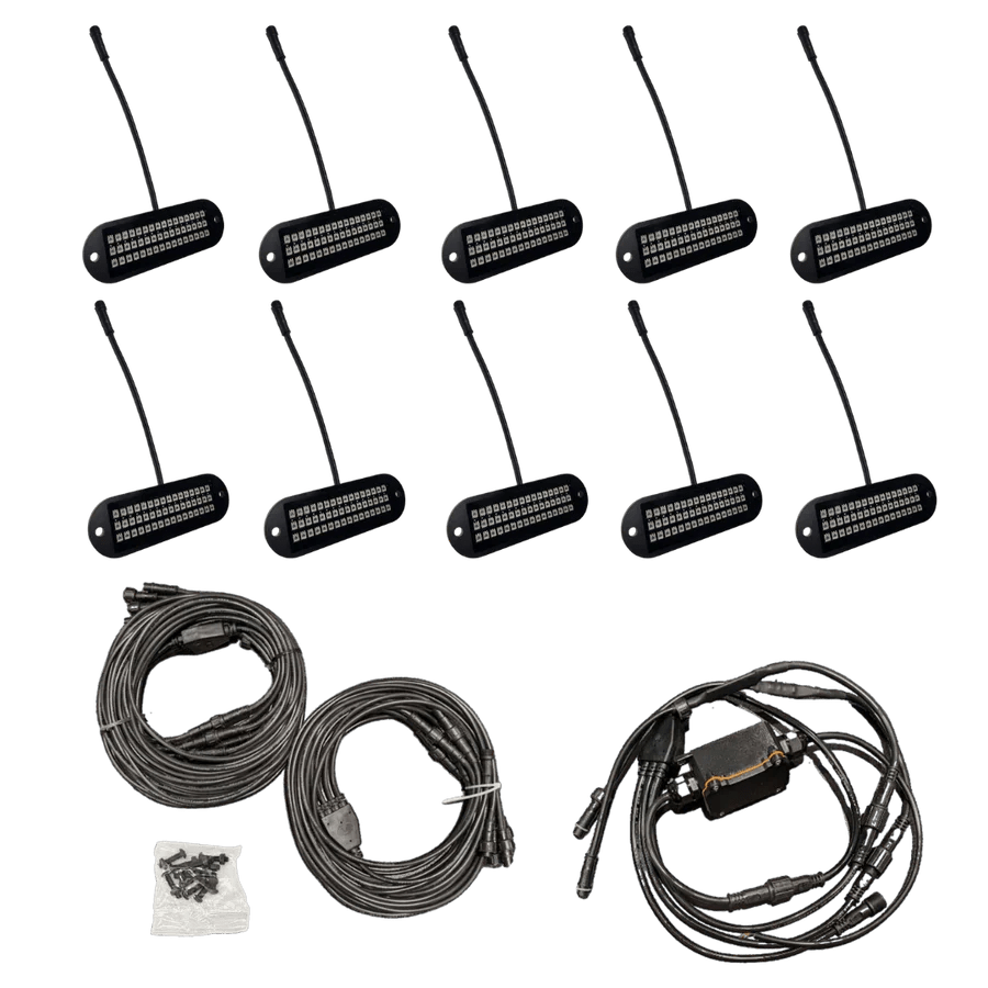 R1 INDUSTRIES XL LED ROCK LIGHTS (10POD) Dirt Warrior Accessories