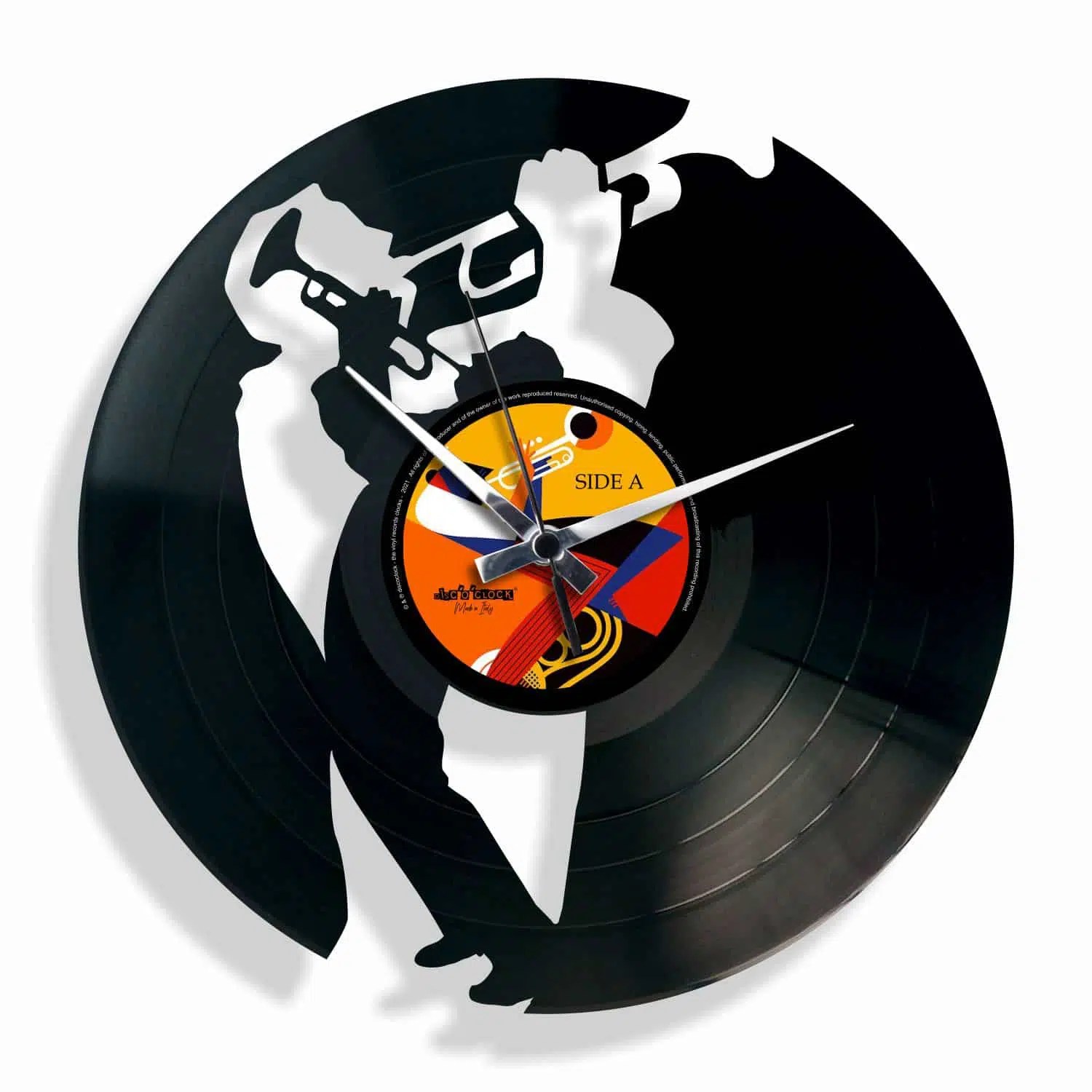 JAZZ vinyl record clock