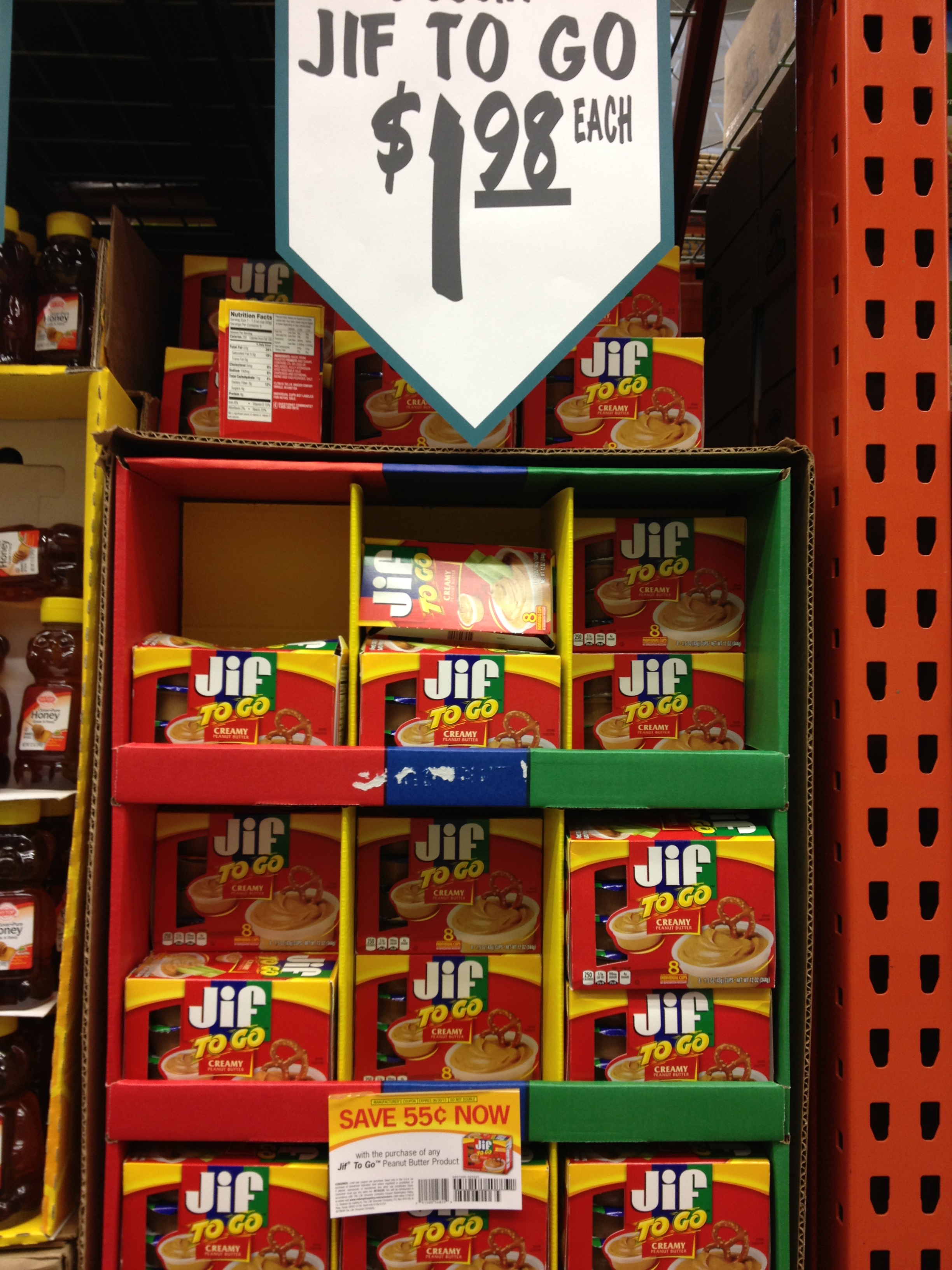 WinCo Jif to Go 1.48, Cascade Pride Bread .88!!!!!!