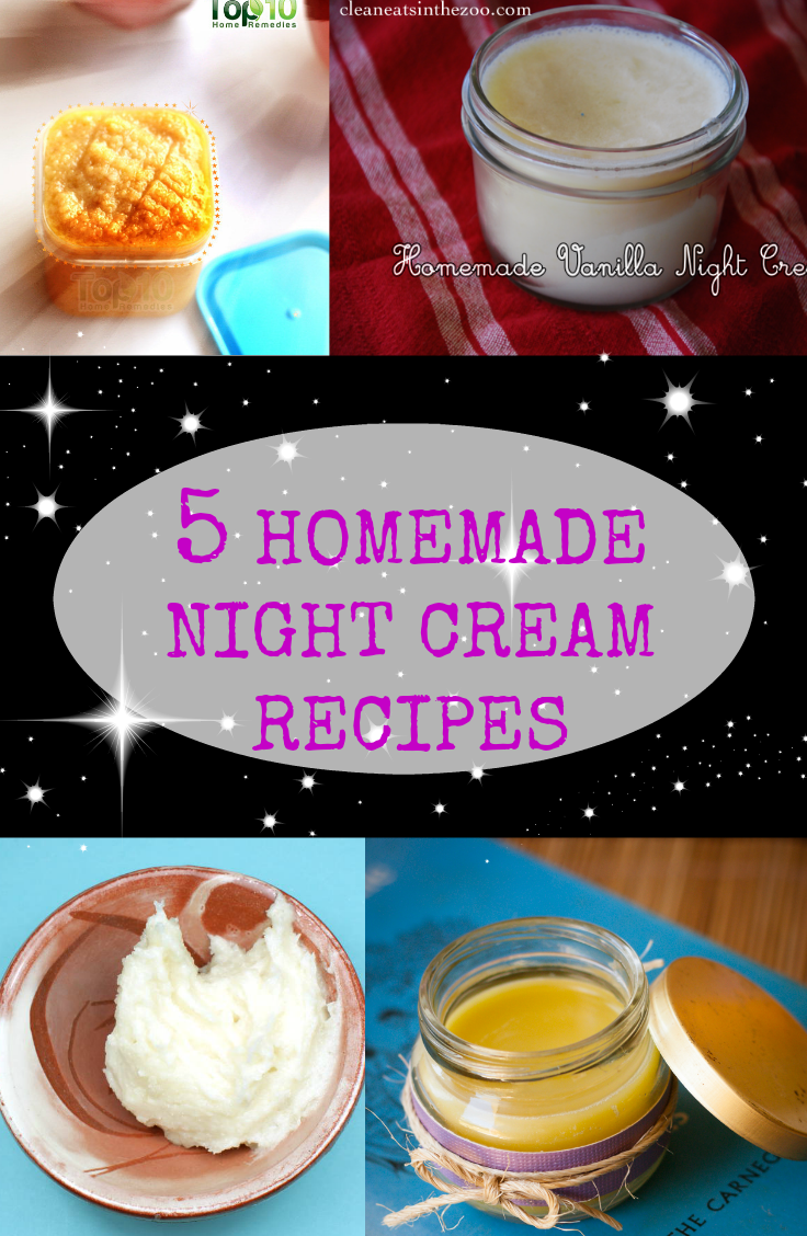5 HOMEMADE NIGHT CREAM RECIPES