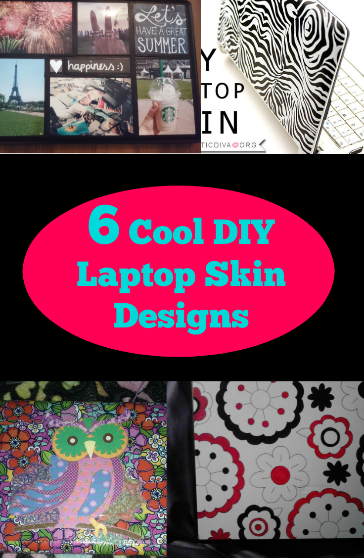 6 Cool DIY Laptop Skin Designs