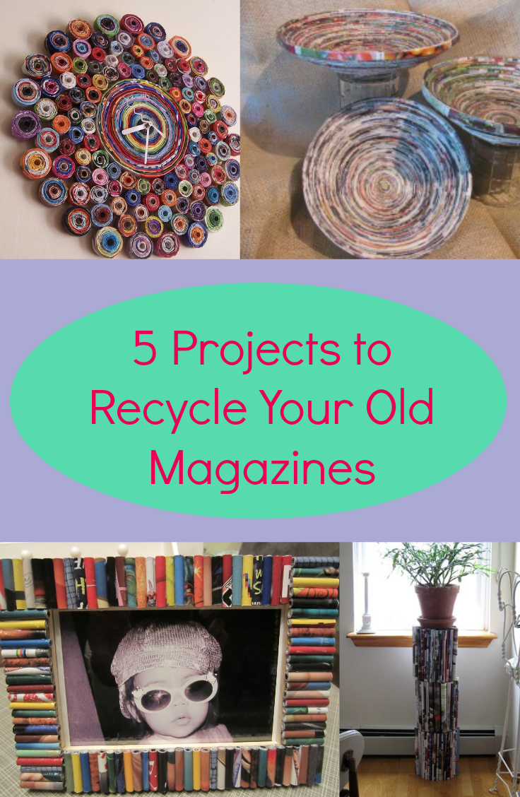 5 Projects to Recycle Your Old Magazines