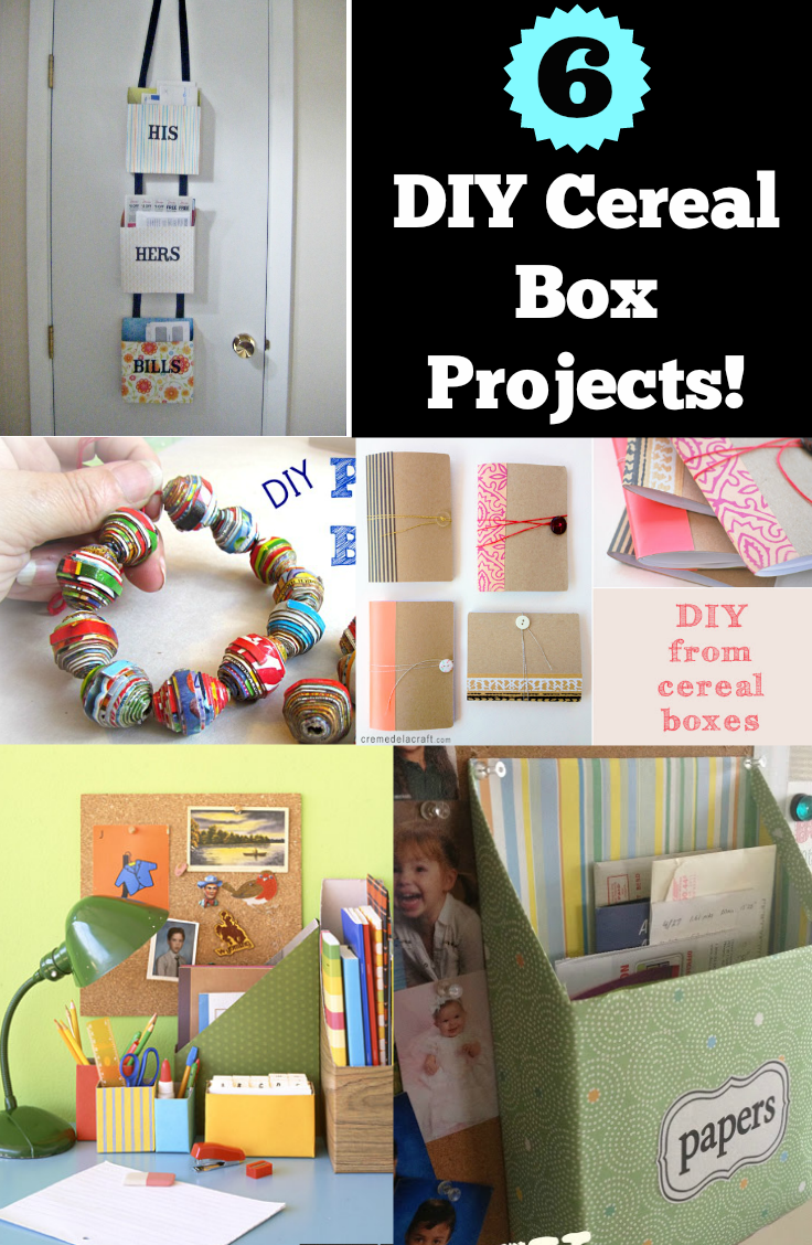 6 DIY Cereal Box Projects!