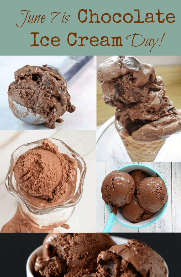 June 7 is National Chocolate Ice Cream Day!