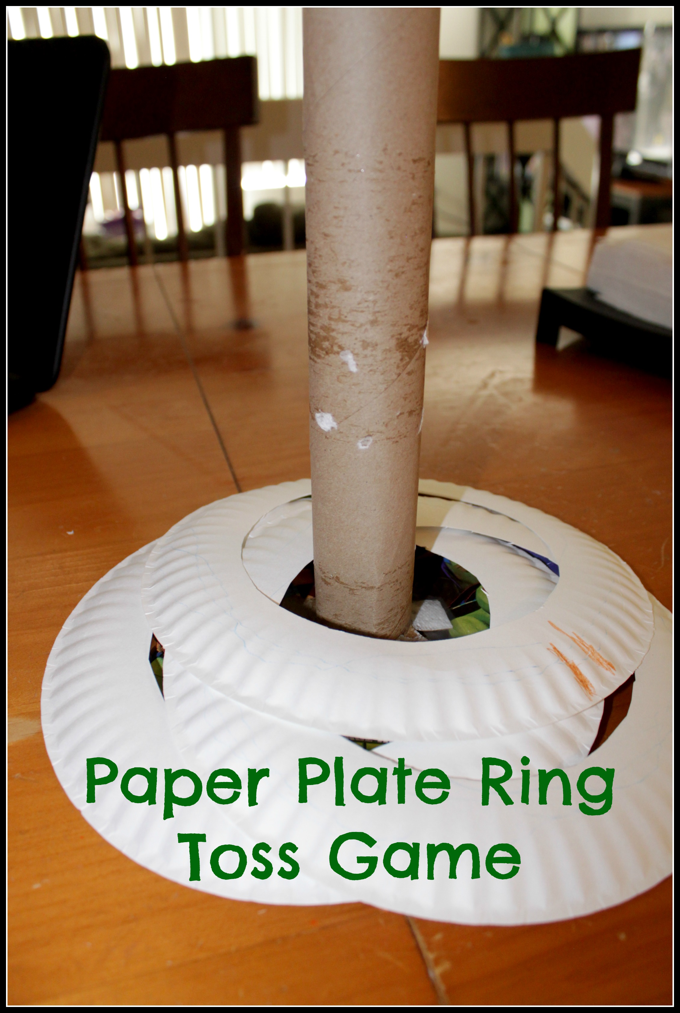 Paper Plate Ring Toss Game
