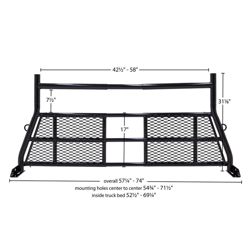 Elevate Outdoor Adjustable Steel Headache Rack Discount Ramps